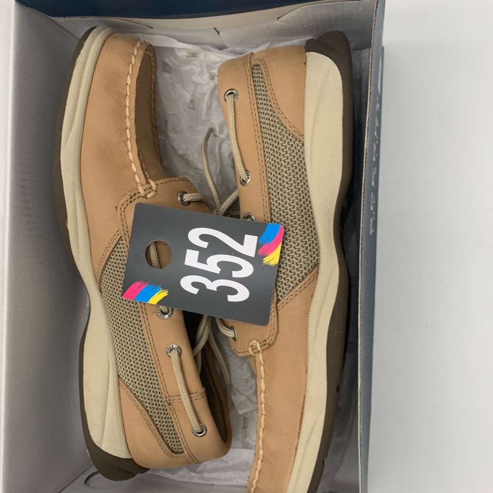 Brand New with Box, Tan Sperry women’s Shoes Size 10.  Beautiful Tan.